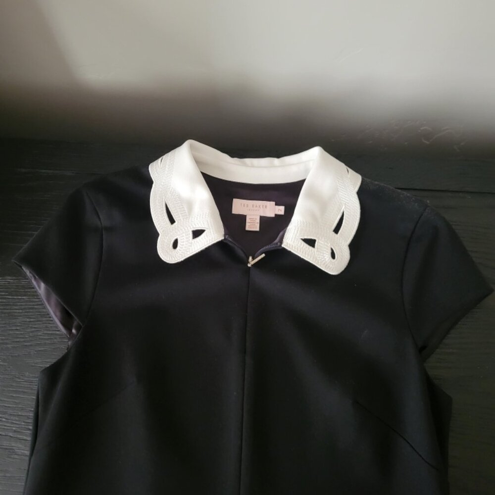 Ted Baker Black Pullover Blouse.